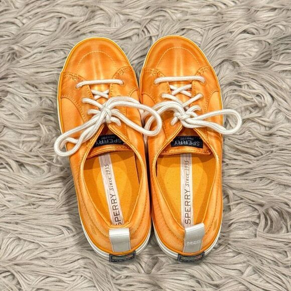 Sperry Topsider x Creamsicle Orange loafers 7.5 - Picture 5 of 9